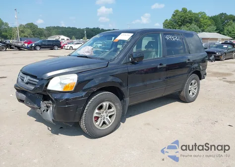 2005 Honda Pilot Ex-L from USA, damaged, VIN 5FNYF18625B019979